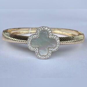 Gold and Silver Bracelets with Elegant Detailing